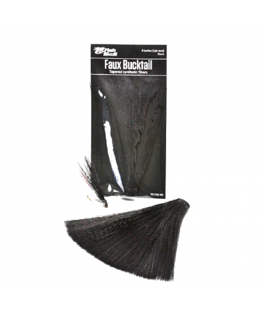 BLACK FAUX BUCKTAIL